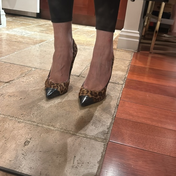 Jimmy Choo size 39 anouk leopard and camel with patent leather toe - Picture 6 of 16